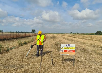 Bonifica superficiale da ordigni esplosivi residuati bellici