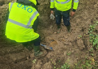 Ritrovamento ordigni bellici - Natale Uxo